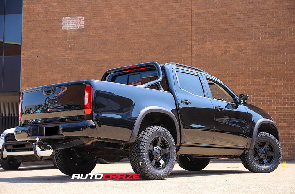 MERCEDES X CLASS ROCKSTAR XD 2 MATTE BLACK